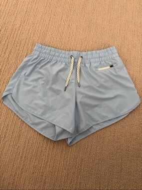Vuori Light Blue Athletic Shorts with Drawstring
